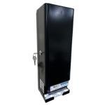 Black Steel Wall-Mount Locking Dispenser for Pads