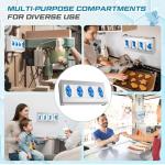 Stainless Steel Wall-Mounted Glove Box Holder - 2 Pack