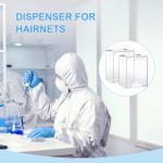 Acrylic Wall-Mount Dispenser for Hairnets and Covers