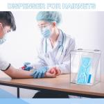 Acrylic Wall-Mount Dispenser for Hairnets and Covers