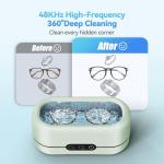 BYASKZIV 50KHz Ultrasonic Jewelry Cleaner Machine