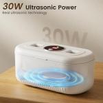 48kHz Ultrasonic Jewelry Cleaner with UV Lights