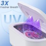 48kHz Ultrasonic Jewelry Cleaner with UV Lights