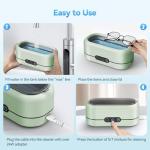 BYASKZIV 50KHz Ultrasonic Jewelry Cleaner Machine