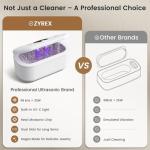 48kHz Ultrasonic Jewelry Cleaner with UV Lights