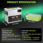MNTNCO 3L Ultrasonic Cleaner with ECO Mode