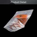 10 Pack Clear Specimen Bags with Biohazard Logo