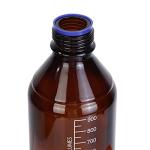 Amber Glass 1000 mL Lab Storage Bottles - 4 Pack