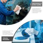 Synvicovan Lint-Free Cleanroom Wipers 4"x4
