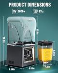 Wantjoin Soundproof Blender for Smoothies and Shakes