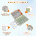 30 Microscope Slides Set with Specimens for Kids