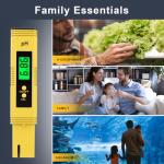 High Accuracy Digital pH Meter with Calibration Powders