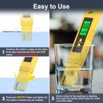 High Accuracy Digital pH Meter with Calibration Powders