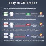 High Accuracy Digital pH Meter with Calibration Powders