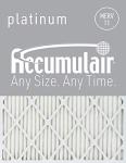 Accumulair Platinum 20x22x1 MERV 11 Air Filters