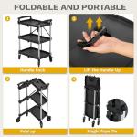 350 LB Collapsible Utility Cart with Wheels