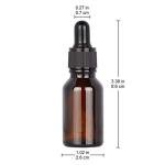 15ml Glass Dropper Bottles - 2-Pack