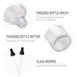 ALIFEIA 4-Pack 100ml Glass Dropper Bottles