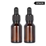 15ml Glass Dropper Bottles - 2-Pack