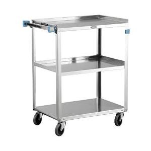 Lakeside Stainless Steel Utility Cart, 3 Shelves