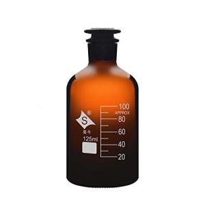 125ml Amber Glass Lab Reagent Bottle
