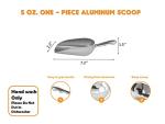 5-Ounce Cast Aluminum Utility Scoop with Handle