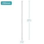Stonylab 9.84 Inch Glass Stirring Rods, 8-Pack