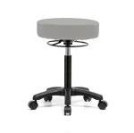 Adjustable Rolling Stool with Padded Seat - 250 lb Capacity