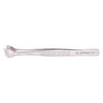 Excelta 4" Wafer Tweezers with Serrated Handles