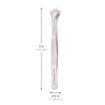 Excelta 4" Wafer Tweezers with Serrated Handles