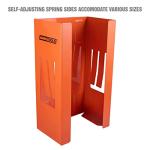 Magnetic Wall Mount Glove Dispenser - Orange