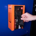 Magnetic Wall Mount Glove Dispenser - Orange