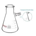 StonyLab 100ml Borosilicate Glass Filtering Flask