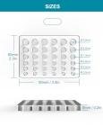 Lab Tube Rack Kit with Scoops and Spatula