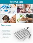Lab Tube Rack Kit with Scoops and Spatula