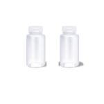 ASEVAT 2-Pack Wide Mouth Plastic Reagent Bottles