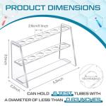 Acrylic Test Tube Holder Rack for 10ml Tubes