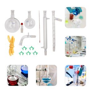 13-Piece Organic Chemistry Lab Glassware Set