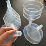 10 Pack Clear Plastic Funnels - BPA-Free, Heat-Resistant