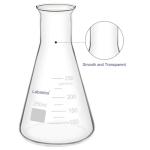 Borosilicate Glass Wide Mouth Erlenmeyer Flask, 250 ml