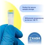 Kashi Scientific 1mL Cryovials with Screw Caps 500 Pack