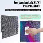 Double Sided PEO PEK Build Plate for Bambu