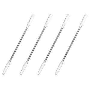 4PCS Mini Double-Ended Stainless Steel Spatula Set
