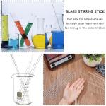 10-Pack Heat-Resistant Glass Stirring Rods
