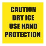 Dry Ice Use Warning Label – 2"x2