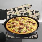 Black Lab Dog Oven Mitts and Pot Holders