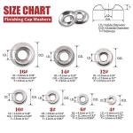 295-Pc Stainless Steel Countersunk Washer Set