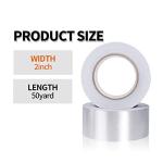 Aluminum Foil Heat Shield Tape 2" x 65 Yards