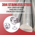 295-Pc Stainless Steel Countersunk Washer Set
