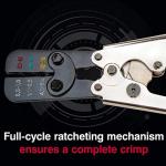 Professional Ratcheting Crimping Tool for Wire Connectors